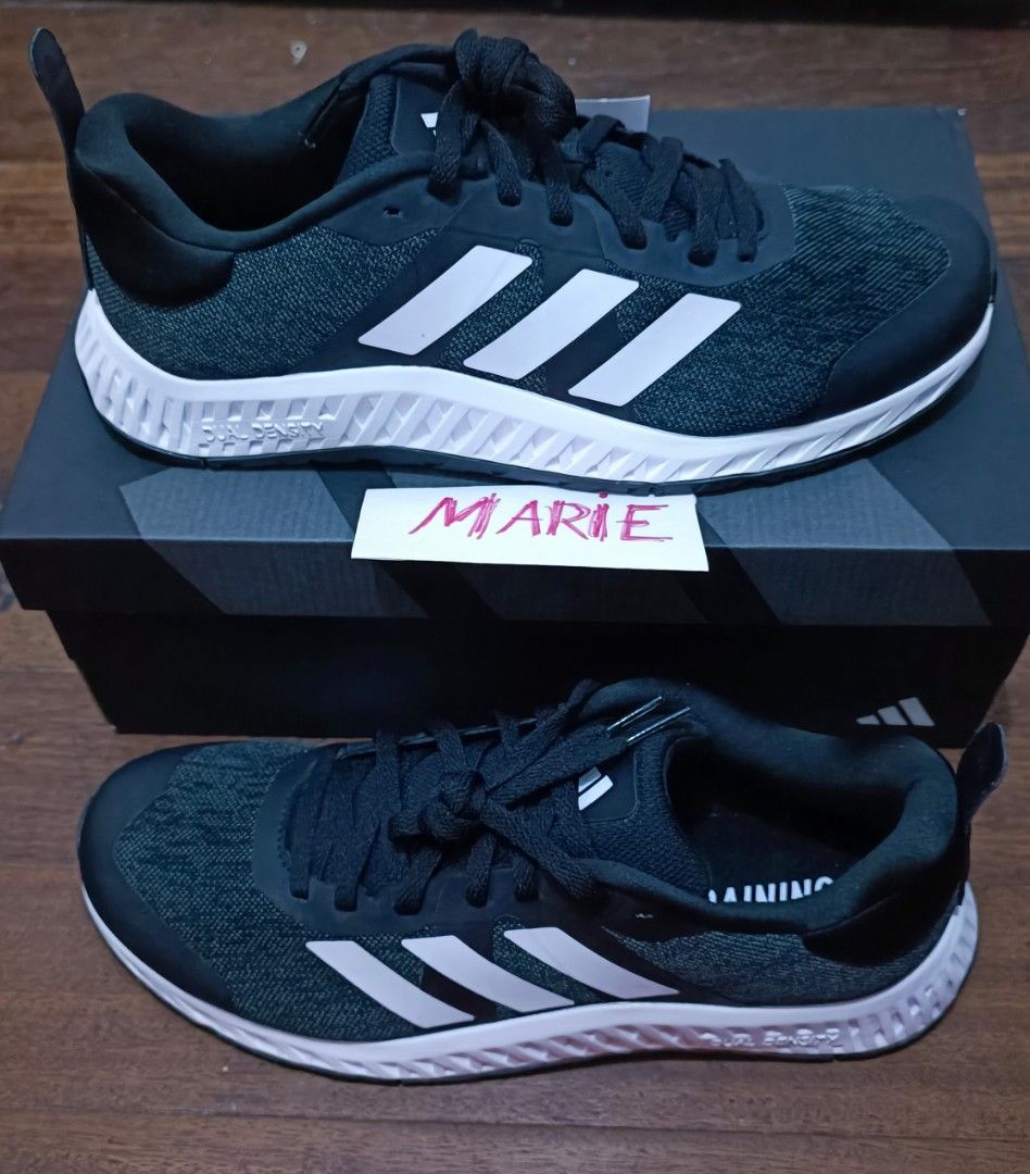 Adidas Everyset TrainerSize US 9 (Category: Sneakers) located in Manila. Submitted by missmariemnl (Listing ID 1470770026, Image 2). Description: For sale po! Brand new, original Good for workouts 💪🏼 Meet up in QC or Lalamove - Brand: Adidas Everyset Trainer - Color: Core Black / White - Size: Men's US 9 / UK 8.5 / EU 42 2/3 - Condition: Brand new, original box.