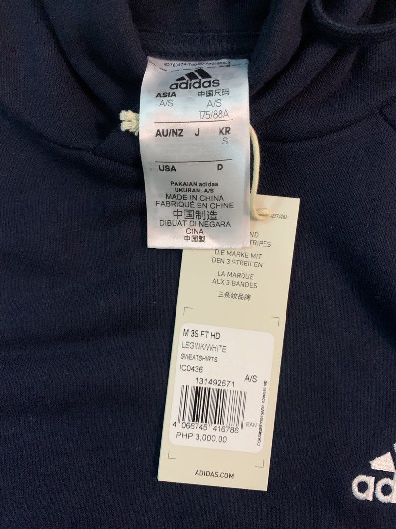 Adidas Jacket (Category: Coats, Jackets and Outerwear) located in Puerto Princesa. Submitted by fhiefhie_10 (Listing ID 1470865831, Image 2). Description: •100% Authentic and Original •Complete with tags and hang tags • No issues or defects • Barely used, mostly stored lang Palawan is my location. Thanks!.