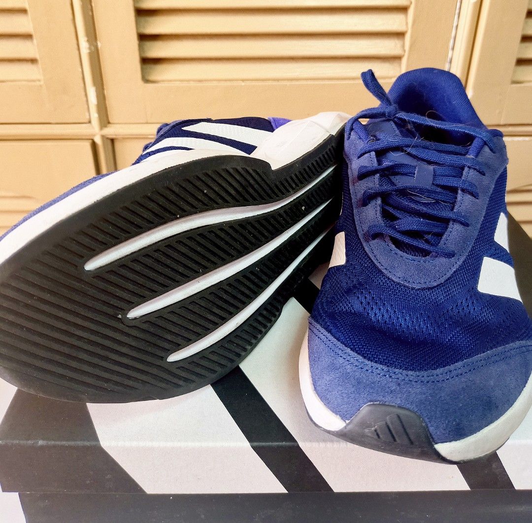 Adidas Lightshift in Blue (Category: Sneakers) located in Quezon City. Submitted by babychocolat (Listing ID 1470813831, Image 2). Description: Selling this Adidas Lightshift running shoes in great condition. Used only once and then kept in the shoe rack unused. Just needs a bit of cleaning but the shoes is still in pristine condition. Bought this from the store at SM. Still comes with the box and stuffing, original price as seen on the box. Stil