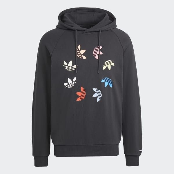 adidas Multi logo Hoodie (Category: Coats, Jackets and Outerwear) located in Manila. Submitted by layts24 (Listing ID 1470784407, Image 3). Description: Adidas Multi logo Hoodie size Medium on tag dimes w23 x l28 excellent Condition.