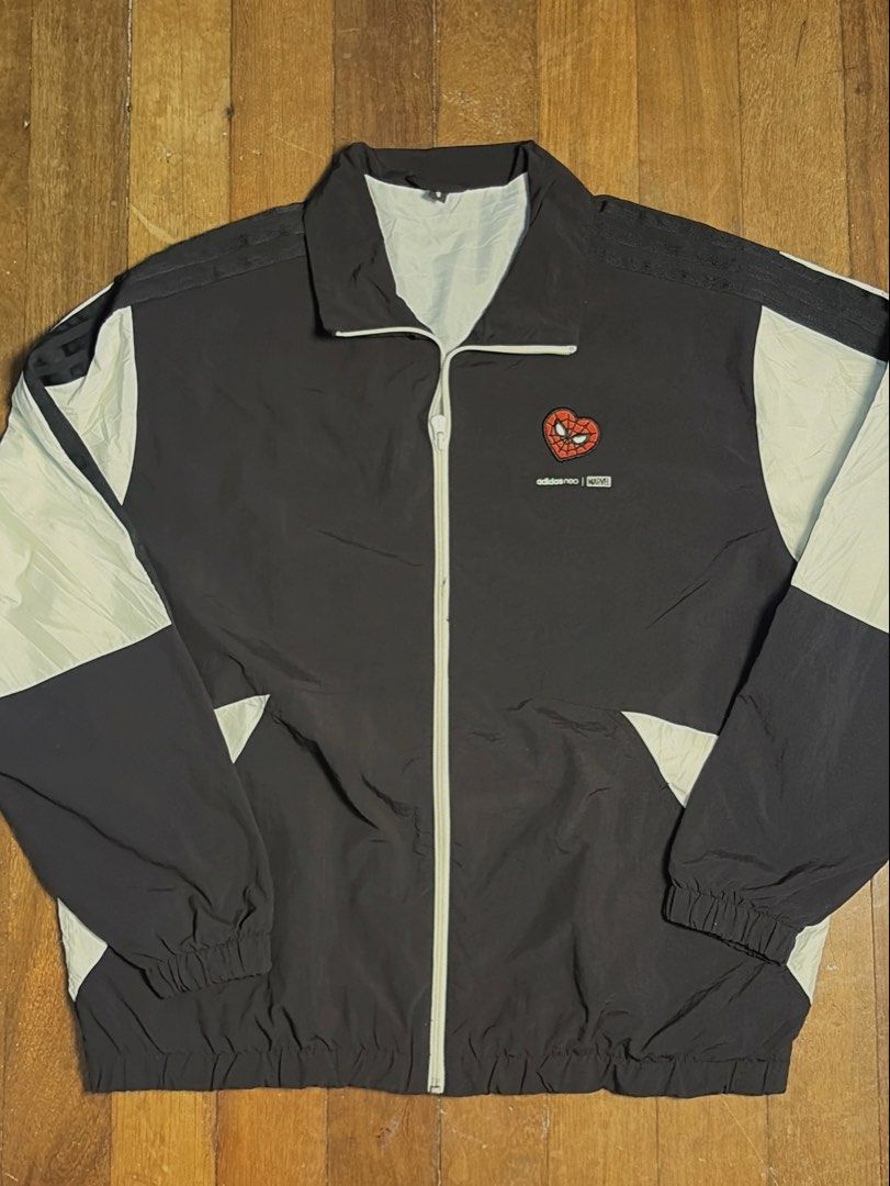 Adidas Neo X Marvel Spiderman (Category: Coats, Jackets and Outerwear) located in Muntinlupa City. Submitted by shop.1998 (Listing ID 1470841876, Image 1). Description: Excellent Condition 10/10 No issue.