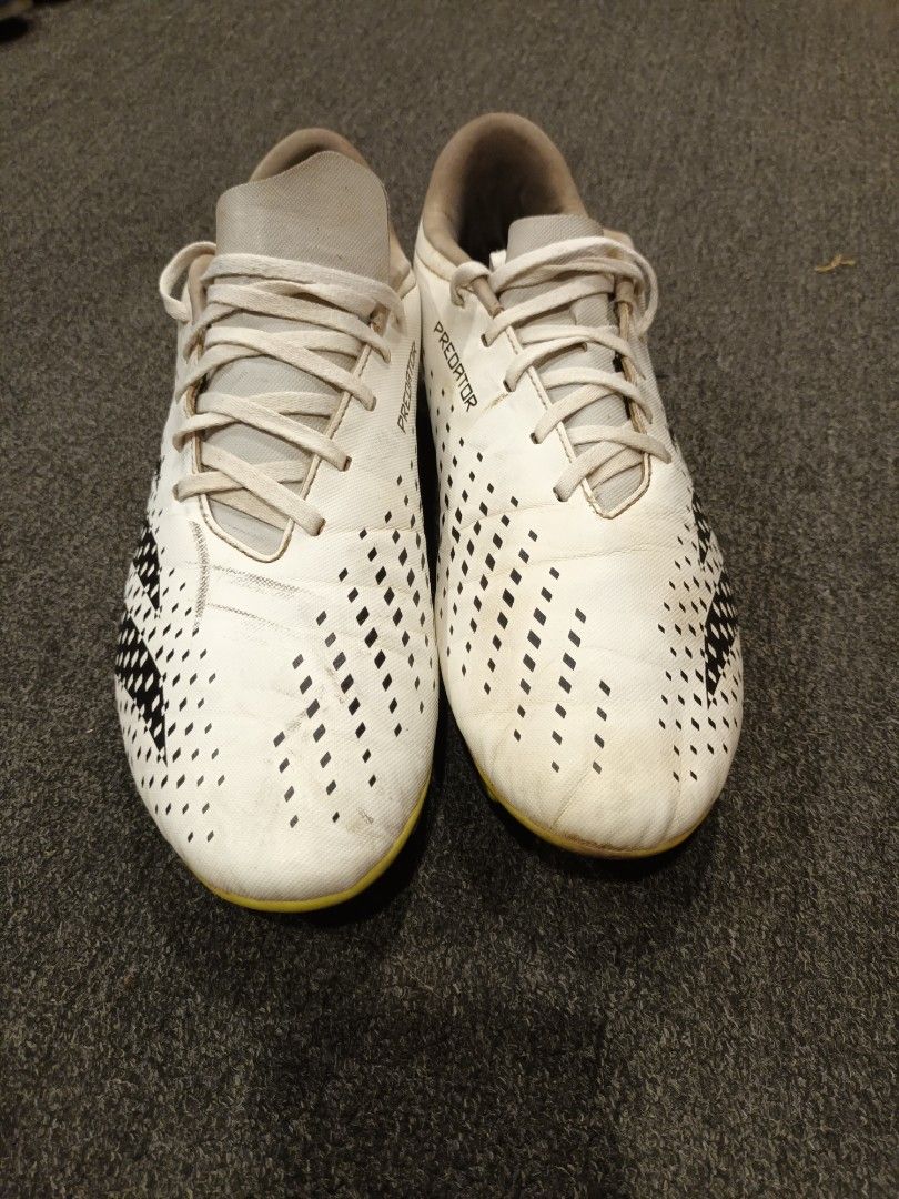 Adidas Predator Firm Ground Soccer Cleats White Black, Men's Fashion ...
