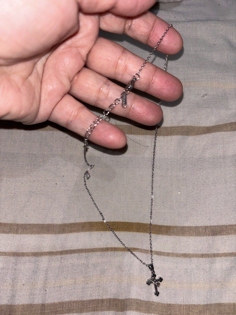 Adjustable cross necklace non tarnish (Category: Necklaces) located in Manila. Submitted by vintageaccessories (Listing ID 1470849912, Image 2). Description: .