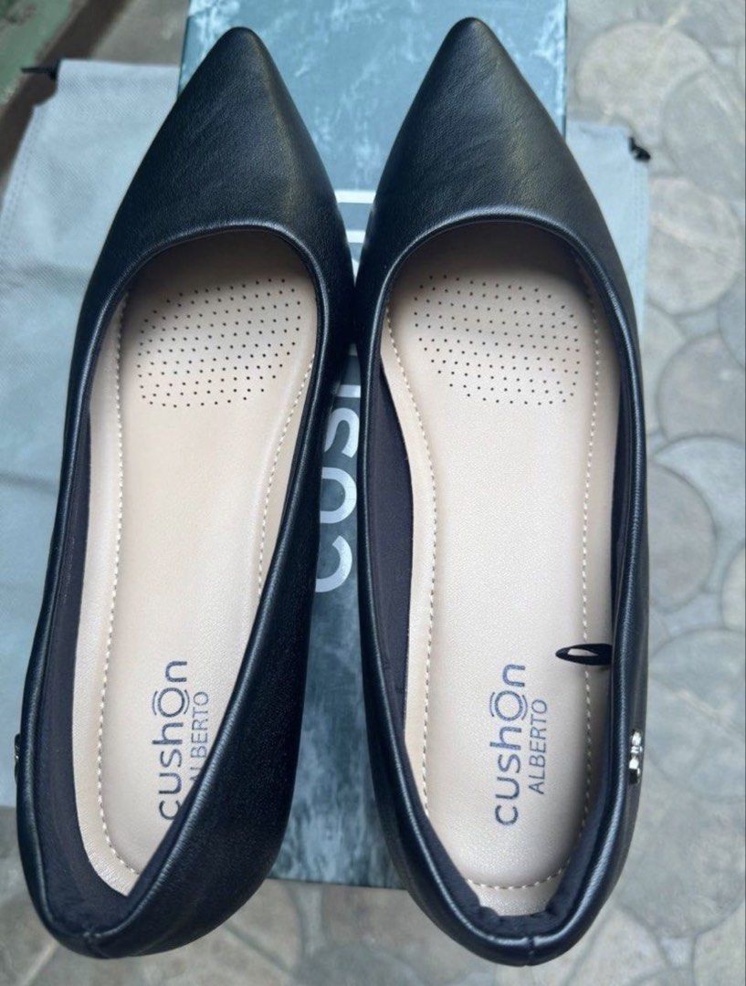 Alberto CushOn: Formal black shoes size 38 (Category: Heels) located in Cotabato. Submitted by monnik11 (Listing ID 1470743576, Image 1). Description: Bought a wrong size. Feel free to ask questions! Style name: Gail EU size: 38 Color: Black.