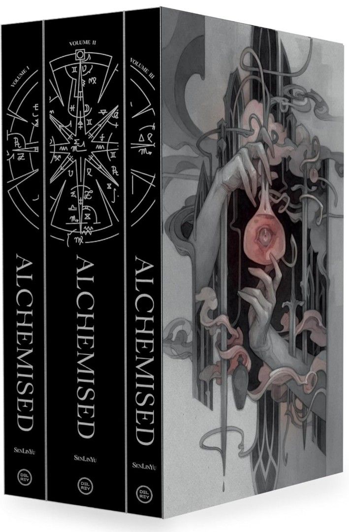 Alchemised by SenLinYu Special Edition Book Slipcase Set (Category: Storybooks) located in Calapan. Submitted by itsdomino (Listing ID 1470816515, Image 1). Description: Alchemised by SenLinYu hardcover ₱5500 - price includes isf but not local sf. local sf upon arrival of the item Pre-order eta: 2-4 weeks after order placed .