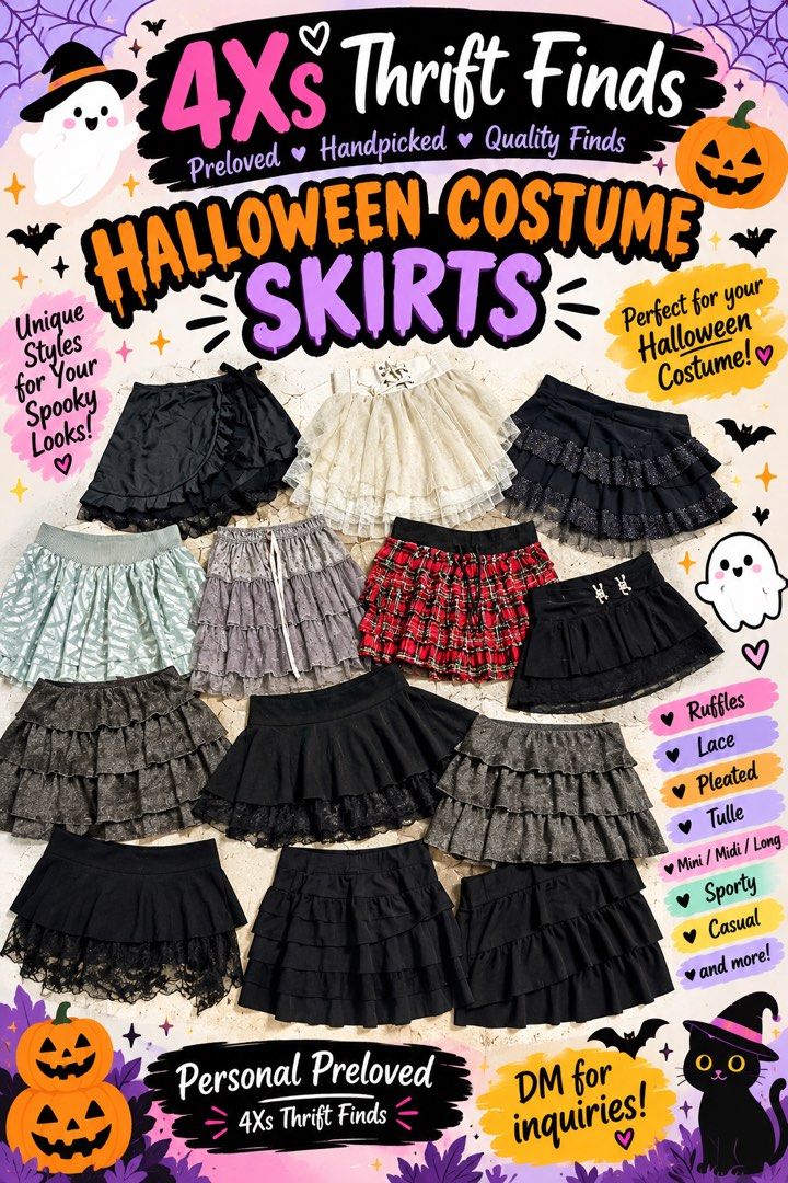 ALL KINDS OF SKIRTS (Category: Skirts) located in Quezon City. Submitted by patty_3. (Listing ID 1470791795, Image 1). Description: 🌸🧡 4Xs Thrift Finds 🧡🌸 Check out my reviews & legitimacy from this account and on Facebook — shop with confidence! 💯✨ 🛍️ Excellent Used Condition (EUC) pieces you’ll love 💕 💸 Prices start at just ₱50 and nothing above ₱500! 🌸 Affordable fashion, guaranteed quality 🌸 👉 Shop smart, shop THRIFT! 🧡🌸.