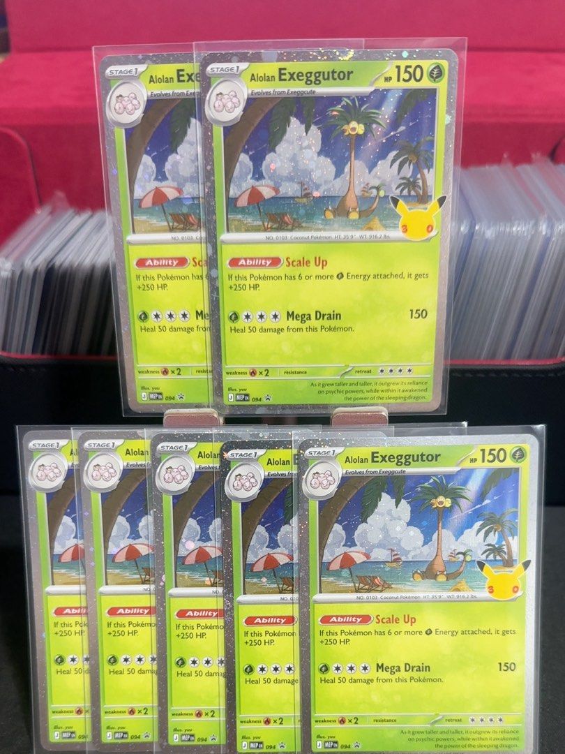 Alolan Exeggutor 094 Common, Toys & Collectibles, Trading Cards, Raw ...