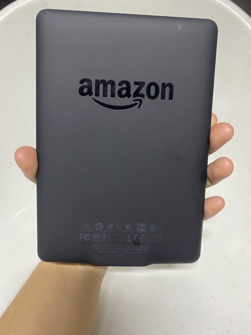 Amazon Kindle Paperwhite (likely the 6th or 7th Generation (Category: E-Readers) located in Pasacao. Submitted by wengpullar37205 (Listing ID 1470836083, Image 2). Description: - Authentic Amazon Kindle Paperwhite (6th/7th Generation) - Clear glare-free touchscreen display for comfortable reading - Lightweight and portable design, easy to hold with one hand - Good working condition with responsive interface and verified storage - Perfect e-reader