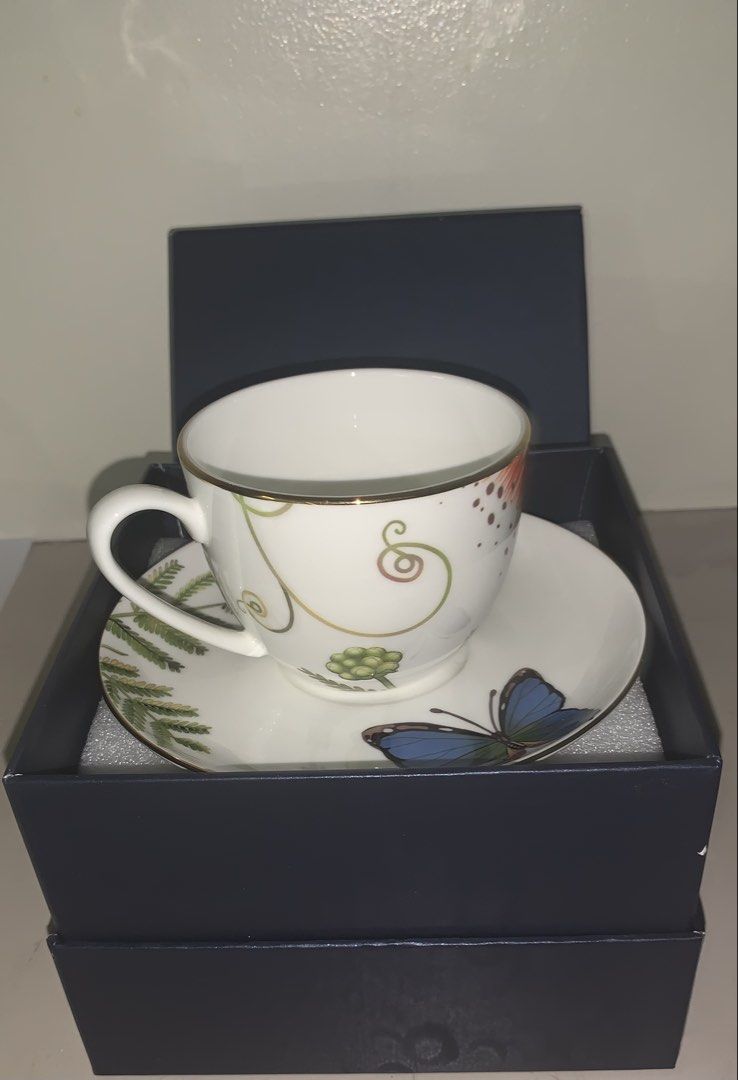 "Amazonia Anmut" Teacup / Coffee Cup & Saucer Set (Category: Coffee & Tea Tableware) located in Caloocan City. Submitted by smell_730 (Listing ID 1470916668, Image 3). Description: "Amazonia Anmut" Teacup / Coffee Cup & Saucer Set Up for grabs is an authentic, pristine, and completely brand new cup and saucer duo from the luxury German porcelain house, Villeroy & Boch. This is from their highly coveted, premium "Amazonia Anmut" collection. Featur
