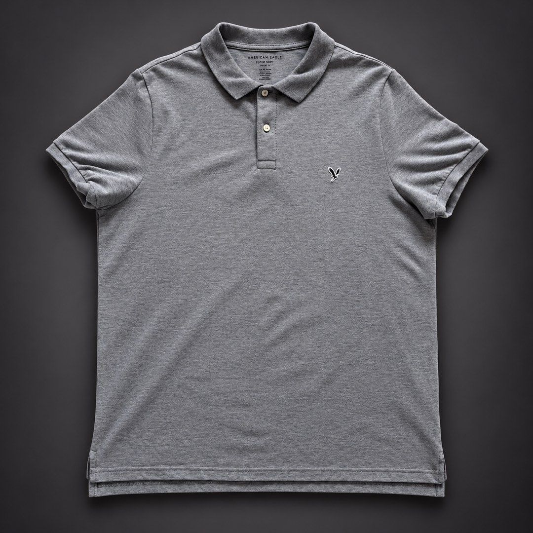 AMERICAN EAGLE POLO SHIRT (Category: Tshirts & Polo Shirts ) located in Taguig. Submitted by clarrk95 (Listing ID 1470892787, Image 1). Description: American Eagle Polo Shirt Size: XXL (Tag) Length: 32inches Width: 25inches PRICE: ₱350 only! ✅ brandnew condition ✅ add shipping fee ✅ ignoring LP inquiry Shipping: Lalamove | J&T | LBC Location: Taguig📍 Payment: Gcash | Bank | Cash FB: THRFT IG: thrft_25 DM for more detailed pics.📩.