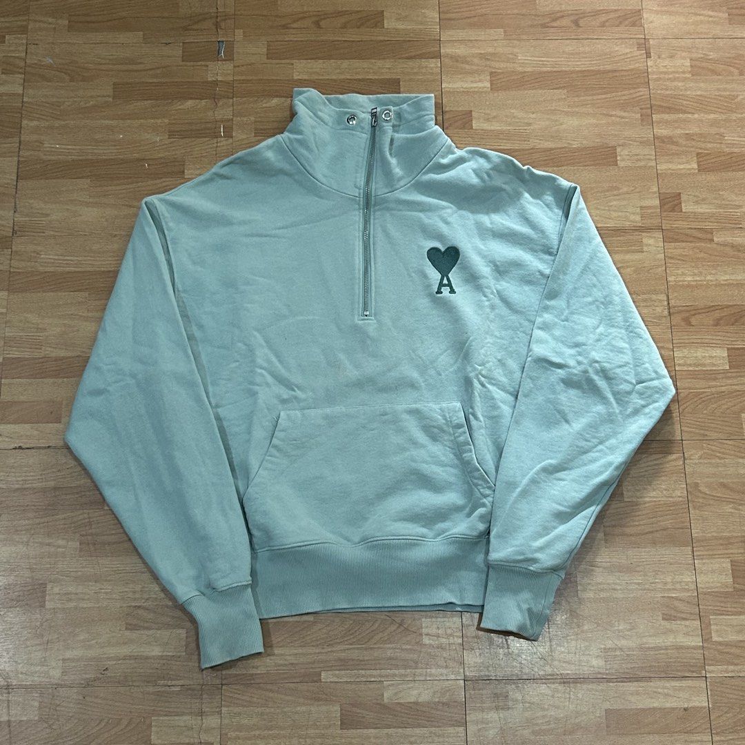 Ami Half Zip (Category: Coats, Jackets and Outerwear) located in Manila. Submitted by offthebins (Listing ID 1470872832, Image 1). Description: 23.5x25.5 Minimal stains, Missing lace.