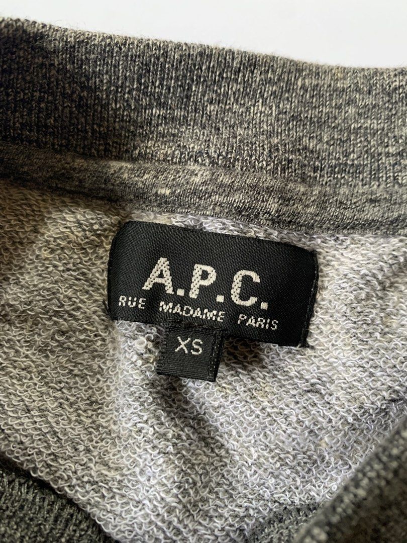 APC Anchor Pullover Sweatshirt (Category: Coats, Jackets and Outerwear) located in Baguio. Submitted by the_gunstore (Listing ID 1470820883, Image 3). Description: Size tagged: XS Issue: Minimal Stains Width:17 Length:21.5 Shoulder:14.5 Sleeve:18.