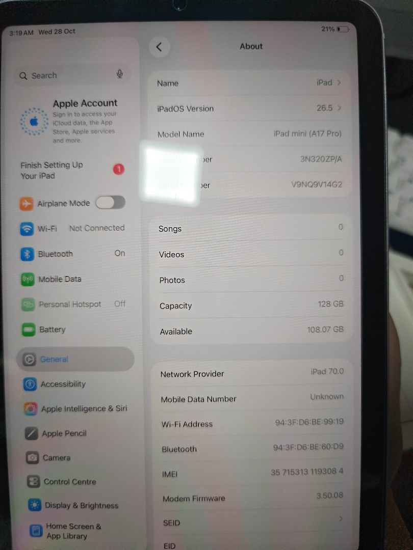 Apple ipad mini Gen 7 Purple 128GB, Mobile Phones & Gadgets, Tablets ...