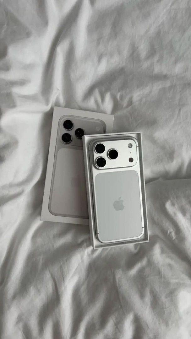 Apple iPhone (Category: iPhone 17 Series) located in Manila. Submitted by ramcapera16728 (Listing ID 1470838004, Image 1). Description: 🤍 FOR SALE: iPhone 17 Pro Max 256GB – Silver White ✨ Purchased April 2026 🔋 100% Battery Health 💎 Personally used, pristine condition, no issues 📩 Message me now to get the unit!.