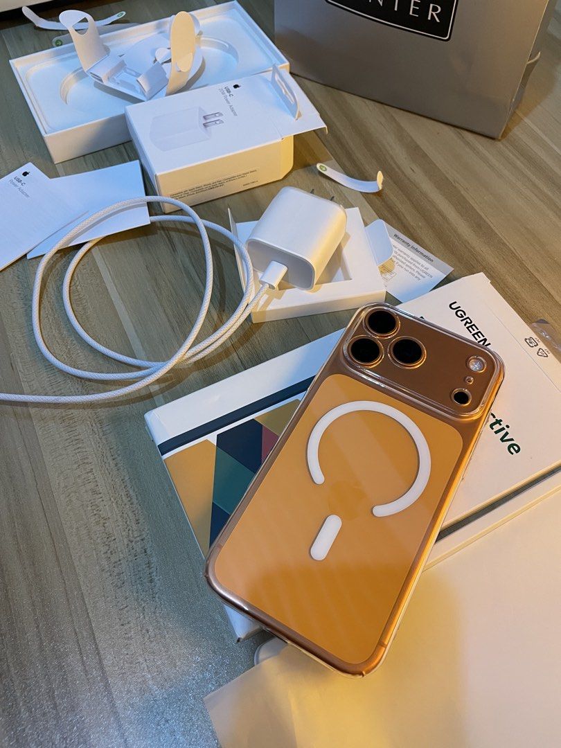Apple iPhone 17 Pro Max (Category: iPhone 17 Series) located in Ilagan. Submitted by stargirldotph (Listing ID 1470911061, Image 2). Description: Bought from The Loop Tempered glass from The Loop is also worth 1,500 Includes: charger, box, and free case Reason for selling: Upgrade.