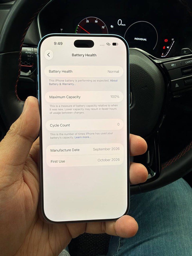 Apple iPhone 18 Pro 512GB Glacier (Category: iPhone 18 Series) located in Mandaluyong City. Submitted by wopeepop (Listing ID 1470834223, Image 2). Description: iPhone 18 Pro 512GB Glacier Open Line Complete with box and receipt from Digital Walker Warranty Start: October 27, 2026 Location: Mandaluyong.