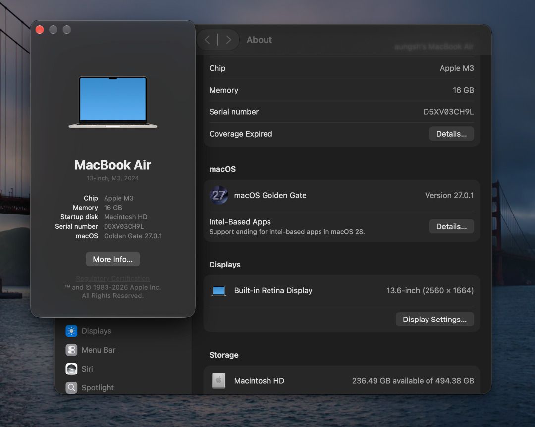 Apple MacBook Air 13-inch M3 16GB 512GB Starlight, Computers & Tech ...