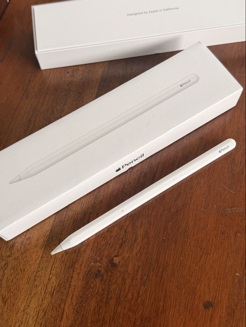 Apple Pencil 2nd Gen (Category: Other Accessories) located in Pasig City. Submitted by momo_hiraiii (Listing ID 1470770920, Image 1). Description: Apple Pencil 2nd Generation - works perfectly fine (pm for video) - bought in Best Buy US - a few scratches - with original box pm if interested.
