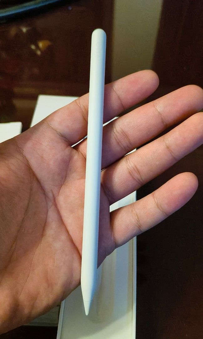 Apple Pencil Pro (Category: Other Mobile & Gadget Accessories) located in Bamban. Submitted by jpthrift_90210 (Listing ID 1470849235, Image 3). Description: Apple Pencil Pro Test all you want upon meetup NO ISSUES Condition: Bnew pristine condition, opened for testing only Loc: Bamban, Tarlac Meetup or Shipping.