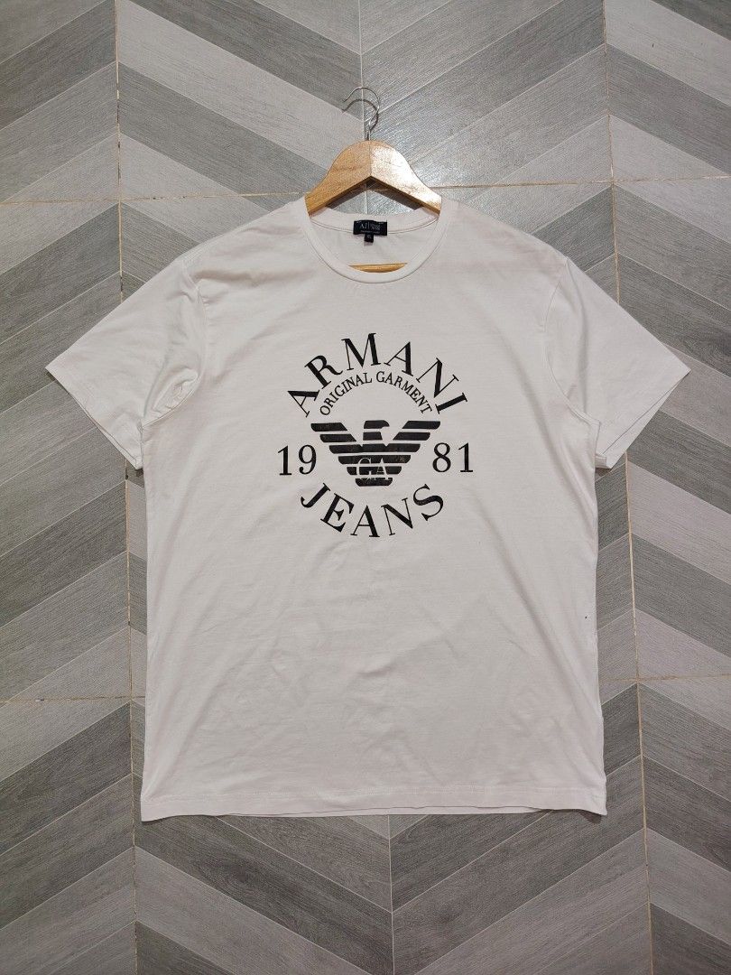 ARMANI BIG LOGO SHIRT (Category: Tshirts & Polo Shirts ) located in Polomolok. Submitted by urfindsph (Listing ID 1470838728, Image 1). Description: Armani Tshirt Big Logo Like new 10/10 Size Large to XL 22x28 No issue -Pogi neto❗ Pm sir.