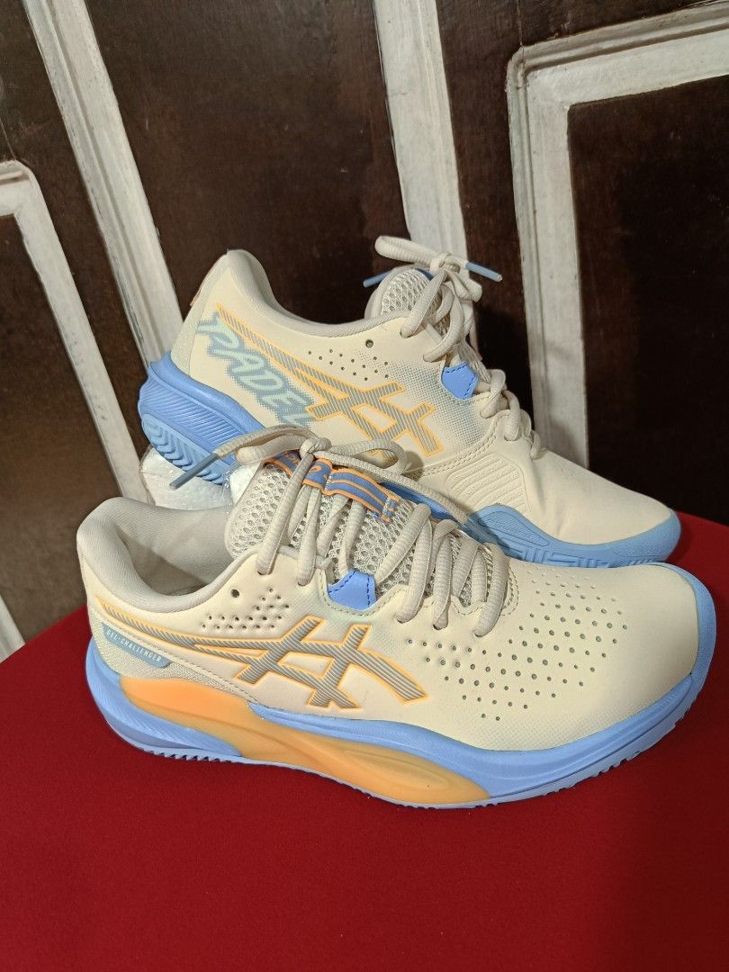 Asics Gel 15 (Category: Sneakers) located in Baguio. Submitted by segunda_classic (Listing ID 1470832285, Image 1). Description: A_ICS Gel Challenger 15 Padel Cream/Stone New, no box lang Rfs; wrong size. Padala from overseas Bought for 520AeD (9k in php).