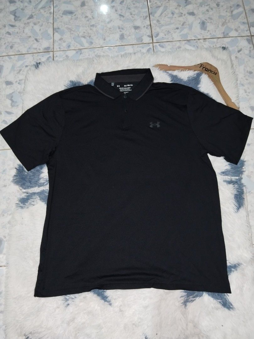 Aspack Under armour Polo (Category: Tshirts & Polo Shirts ) located in Barili. Submitted by francis88z (Listing ID 1470888833, Image 1). Description: aspack 2pcs UA Polo Same Size XL W24L29 As new condition both No issue Mine 💌1500 only.