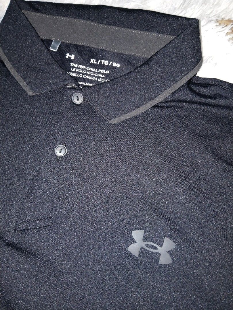 Aspack Under armour Polo (Category: Tshirts & Polo Shirts ) located in Barili. Submitted by francis88z (Listing ID 1470888833, Image 2). Description: aspack 2pcs UA Polo Same Size XL W24L29 As new condition both No issue Mine 💌1500 only.