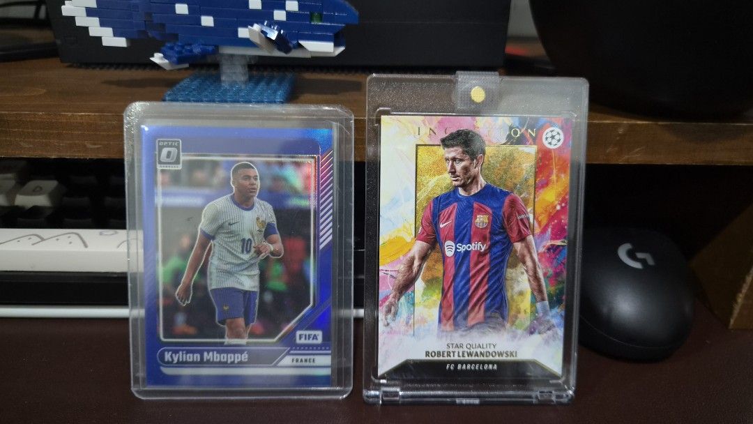 Assorted characters Parallels, Numbered, Inserts (Category: Raw Singles) located in Mandaluyong City. Submitted by lanceq18 (Listing ID 1470813284, Image 2). Description: ❗️Will be sleeved and in a toploader when shipped! 1: Lot: 1500 2: Mbappe /149: 1300 | Lewandowski: 1000 3: Bellingham/Lampard Booklet 500 4: Mbappe Lot 2500 5-6: Raphinha /150: 1300 7: Cubarsi Chrome Pulsar: 400 8: 200 each 9: Son GB: 800 | LE: 150 each | Gold LE: 300 each 10: 