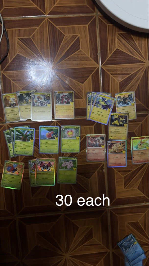 Assorted characters (Category: Raw Singles) located in Mandaluyong City. Submitted by geraldaguja123 (Listing ID 1470841992, Image 3). Description: SELLING 30th celebrations holos Check photos for prices Via lalamove or jnt if from province.