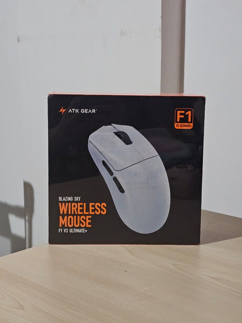 ATK Blazing Sky F1 V3 Ultimate+ Wireless Mouse (Category: Mouse & Mousepads) located in Paranaque City. Submitted by mab.villareal (Listing ID 1470820820, Image 1). Description: ATK Blazing Sky F1 V3 Ultimate+ wireless mouse. Pearlescent blue colourway. Ultra-lightweight build at around 37 grams. 300mAh battery capacity. High performance sensor with 8K polling support. Box still sealed, unopened condition..