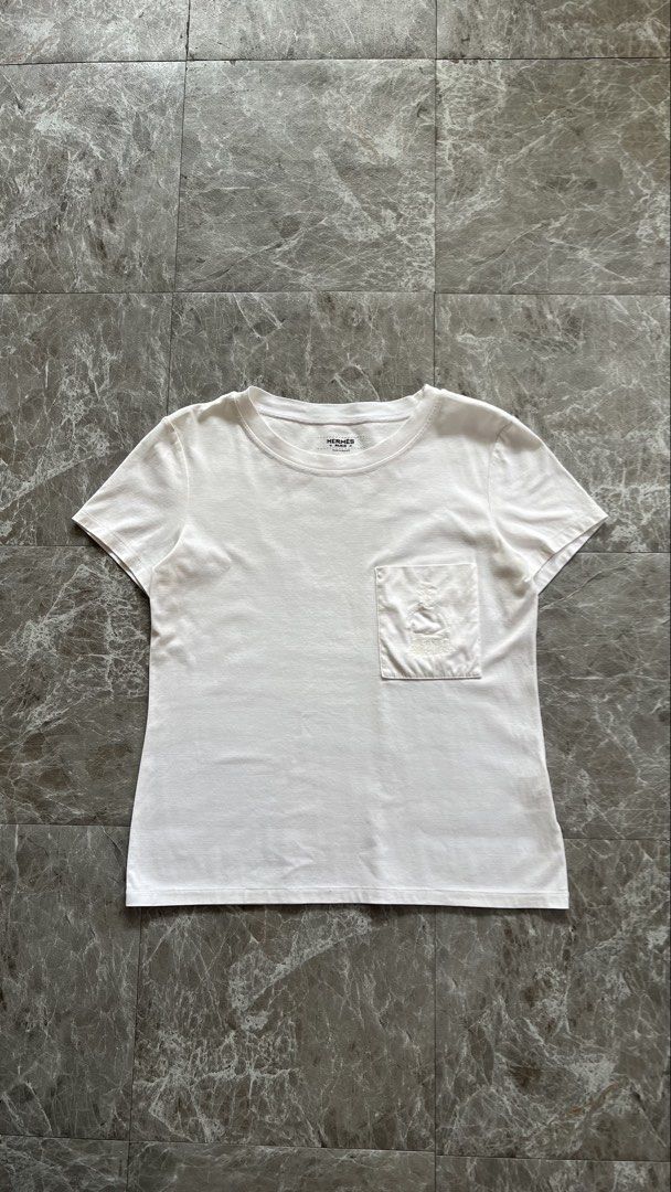 Authentic Hermes Mosaique (Category: Shirts) located in Manila. Submitted by reclaim.13 (Listing ID 1470817955, Image 1). Description: Hermes Mosaique Embroid - Excellent Condition - 17 width, 22 length - 9.8/10 - no issue.