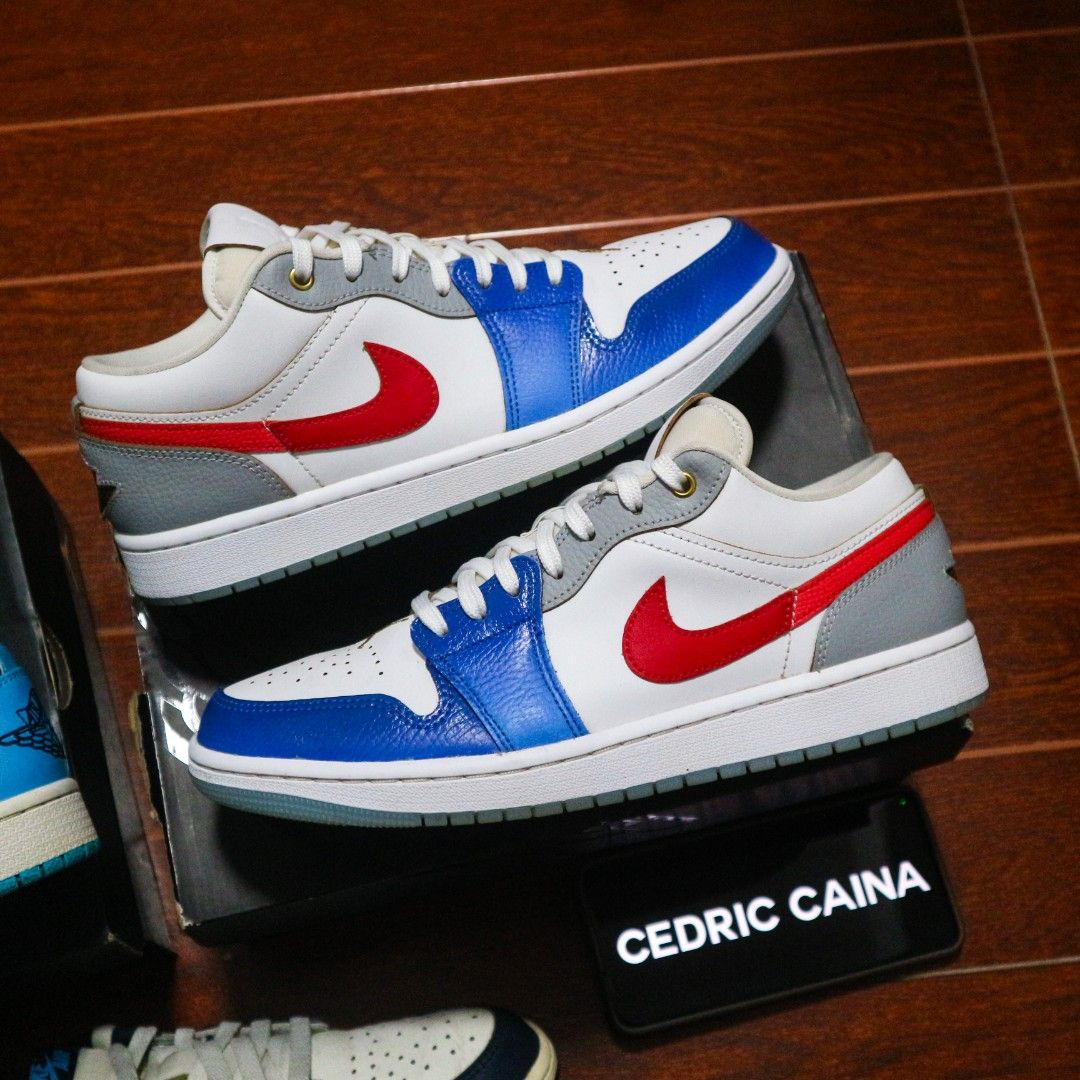 Authentic Jordan 1 Lows For Sale! (9-9.5) (Category: Sneakers) located in Rizal. Submitted by dricflair_04 (Listing ID 1470929673, Image 3). Description: For Sale! Jordan 1 Low "UNC" Size 9.5US // Good Condition // P2,000 Only! *Issue: leather material *With og box Jordan 1 Low SE "Philippines" Size 9US // Very Good Condition // P4,000 Only *With og box Jordan 1 LOW OG "Obsidian" Size 9US // Good Condition // SOLD *Issues: pair only, signs of usa