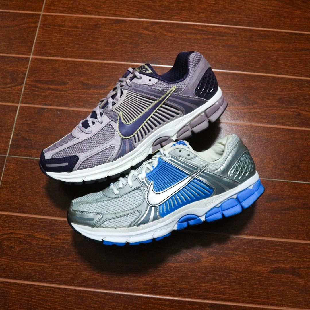 Authentic Nike Vomeros for sale! (9US) (Category: Sneakers) located in Rizal. Submitted by dricflair_04 (Listing ID 1470930013, Image 2). Description: For Sale! Nike Vomero 5 "Platinum Violet" Size 11US // Very Good Condition // SOLD *Replacement nike box Nike Vomero 5 "Metallic Silver/Photo Blue" Size 9US // Good Condition // P3,000 Only! *Replacement nike box *Issue: swoosh Vouch and video call FB/IG Page: 1800Sole.