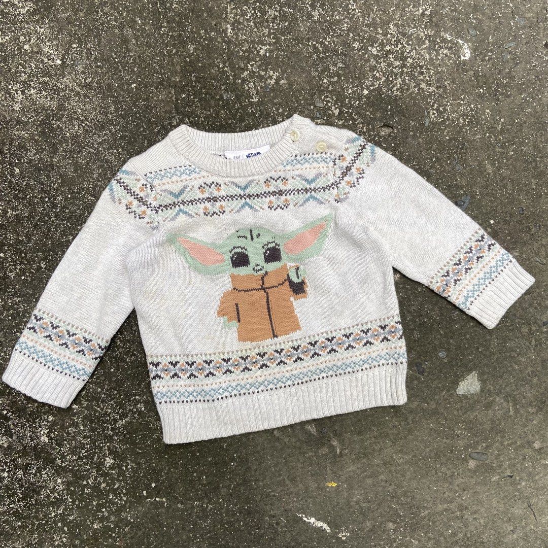 Baby Gap x Star Wars Pullover Sweater (Category: Babies & Kids Fashion) located in Angeles City. Submitted by eriellynngotvintage (Listing ID 1470834007, Image 1). Description: 12x14 18-24Months on Tag Good Condition. See photo for details 210 Angeles City Pampanga.