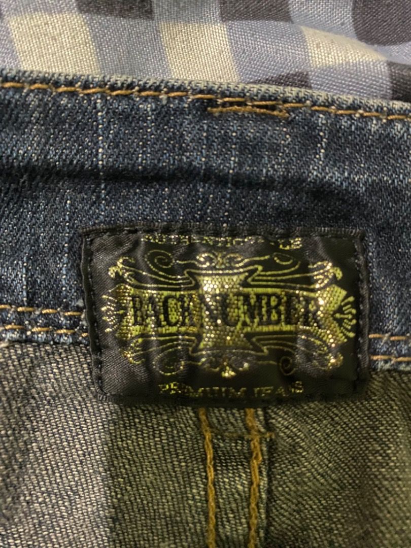 Back Number Dark Wash Denim Jeans Size 29 (Category: Jeans) located in Caloocan City. Submitted by happyrabbit-cb3c5a (Listing ID 1470826065, Image 2). Description: - Brand: Back Number - Style: Dark wash mid-rise denim jeans with trendy front contrast stitching - Size: Tagged 64-91 / 29-4 - Material: Cotton blend with slight stretch for comfort - Features: Standard button & zip fly, front and back pockets - Condition: Good, perfect for casual ev