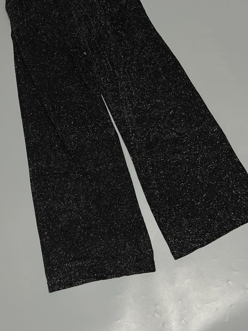 Balenciaga - Wide Leg - Silver Design (Category: Other Bottoms) located in Cavite. Submitted by asianluxe (Listing ID 1470897042, Image 3). Description: Balenciaga - Wide Leg - Silver Flat measurements! Length: 42 inches Waist: 26 inches but stretchable! Thigh: 12 inches Inseam: 27.5 inches Leg opening: 11 inches.