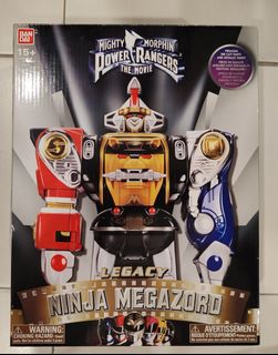 Bandai Mighty Morphin Power Rangers Legacy Megazord and Dragonzord ...