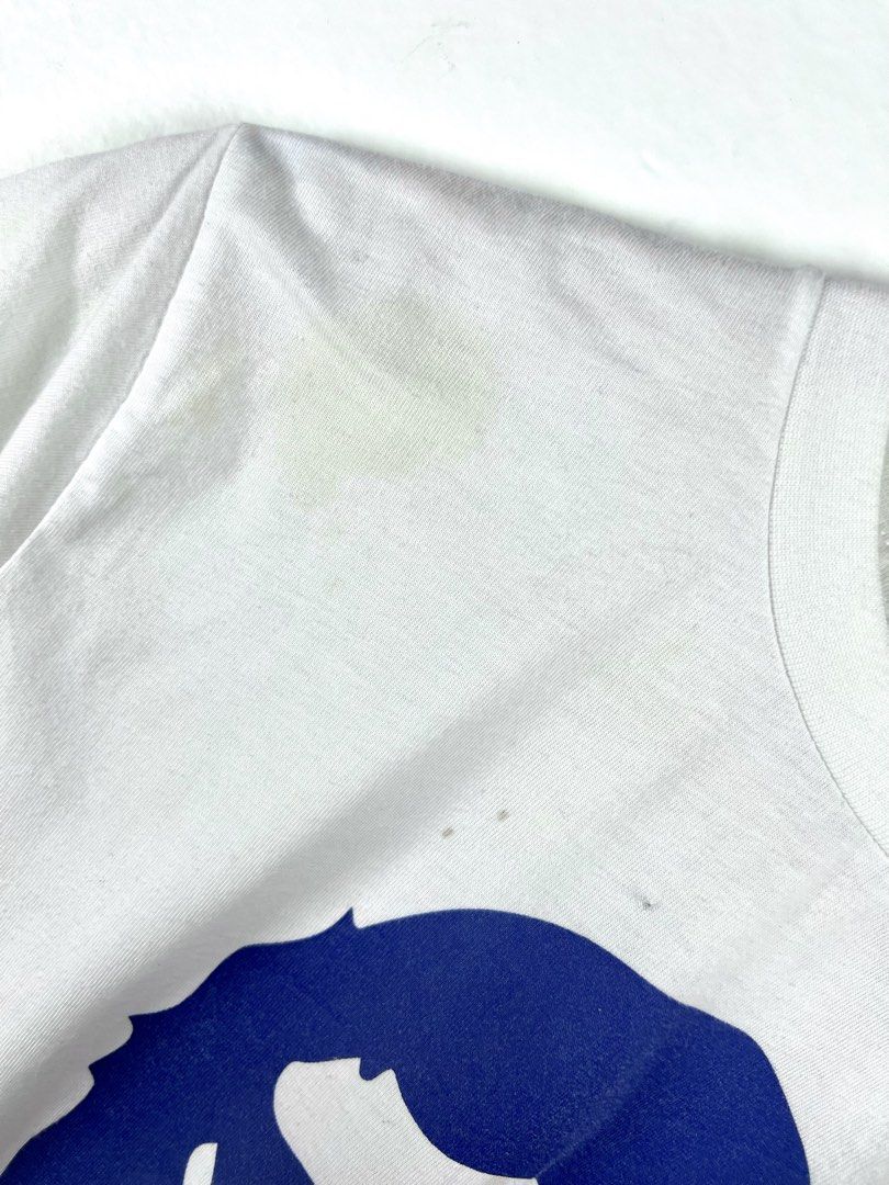 ‎“BAPE KIDS BY BATHING APE” BAPE HEAD GRPHC TEE (Category: Tshirts & Polo Shirts ) located in Taguig. Submitted by ldm.ph (Listing ID 1470746175, Image 3). Description: ‎(LDM-D-0245) ‎Size:ACTUAL FIT:SMALL ‎Dimensions ‎Inches width:17 ‎Inches length:25 ‎Condition: EXCELLENT ‎Color rate:9.5 ‎Flaws:minimal dot stains needs handwash ‎(READY TO WEAR).
