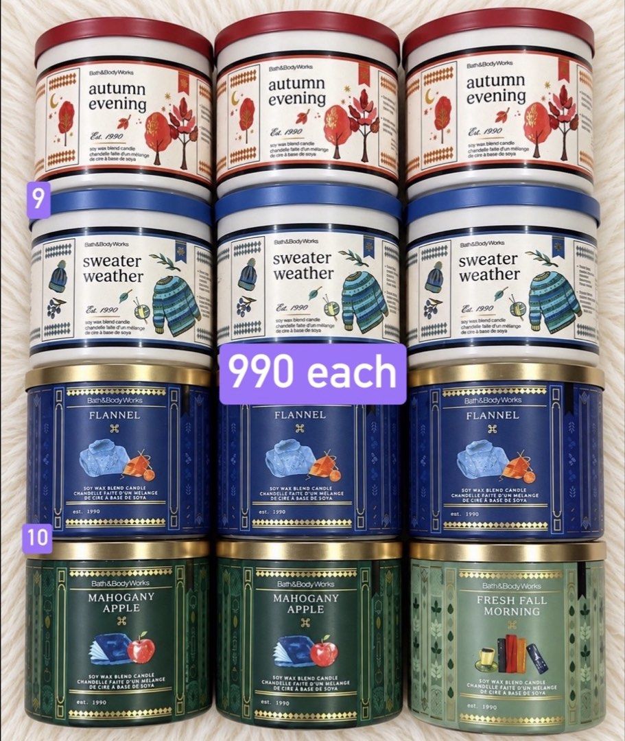 Bath & Body Scented Candles (Category: Home Fragrance) located in Manila. Submitted by donaldann (Listing ID 1470765707, Image 1). Description: .