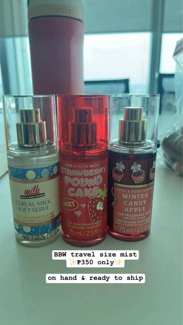 Bath and Body Works Perfume (Category: Fragrance & Deodorants) located in San Pedro. Submitted by maikajoyy (Listing ID 1470743889, Image 2). Description: Full size mist of BBW. .