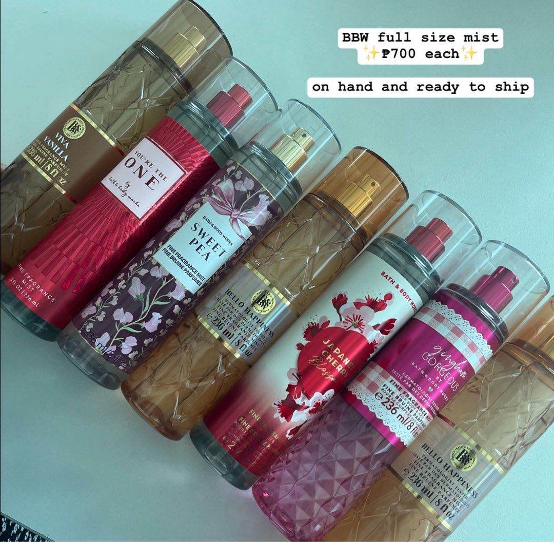Bath and Body Works Perfume (Category: Fragrance & Deodorants) located in San Pedro. Submitted by maikajoyy (Listing ID 1470743889, Image 1). Description: Full size mist of BBW. .