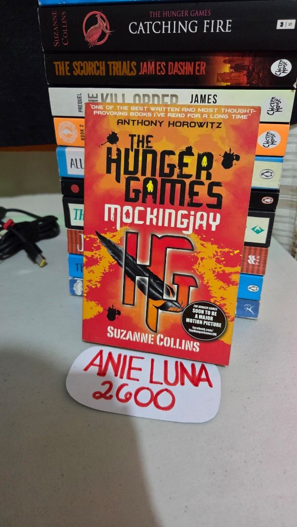 Bestseller Books (Category: Storybooks) located in Baguio. Submitted by anieluna2600 (Listing ID 1470834294, Image 3). Description: 🚫 L̶i̶b̶r̶a̶r̶i̶a̶n̶ o̶f̶ A̶u̶s̶c̶h̶w̶i̶t̶z̶-̶ P̶H̶P̶ 1̶8̶0̶ • Fractured- PHP 150 • Hunger Games: Mockingjay- PHP 150 • Hunger Games: Catching Fire (blue cover)- PHP 150 • Hunger Games: Catching Fire (black cover)- PHP 200 • Scorch Trials (movie cover)- 180 • Kill Order- PHP 150 • Scorch Trials- PHP 180 🚫 ̶A̶l̶l̶ ̶