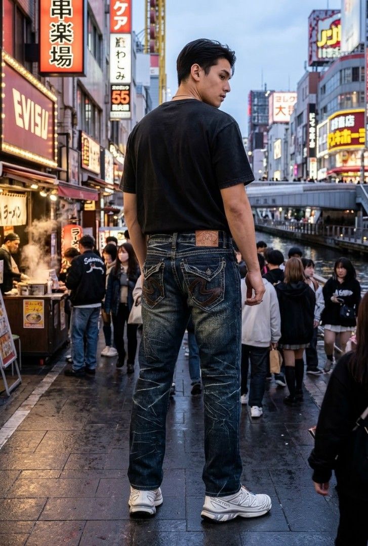 BIG TRAIN 2000s JAPAN OSAKA JEANS (Category: Jeans) located in Davao. Submitted by nevar07 (Listing ID 1470752238, Image 3). Description: SIZE WAIST: 31-32 THIGH: 9.5 HEM: 8 LENGTH: 41.2 QUALITY DENIM HEAVY MATIBAY STRAIGHT FIT LEATHER STYLE POCKET BRAND NEW CONDITION NO ISSUE DM TO PURCHASE 📥 𝐑𝐄𝐌𝐈𝐍𝐃𝐄𝐑: •𝐂𝐨𝐥𝐨𝐫 𝐦𝐚𝐲 𝐯𝐚𝐫𝐲 𝐝𝐮𝐞 𝐨𝐟 𝐭𝐡𝐞 𝐥𝐢𝐠𝐡𝐭𝐢𝐧𝐢𝐧𝐠 •𝐀𝐥𝐥 𝐢𝐭𝐞𝐦𝐬 𝐚𝐫𝐞 𝐭𝐡𝐫𝐢𝐟𝐭𝐞𝐝/𝐟𝐫𝐨m 𝐮𝐤𝐚𝐲 𝐛𝐚𝐥𝐞