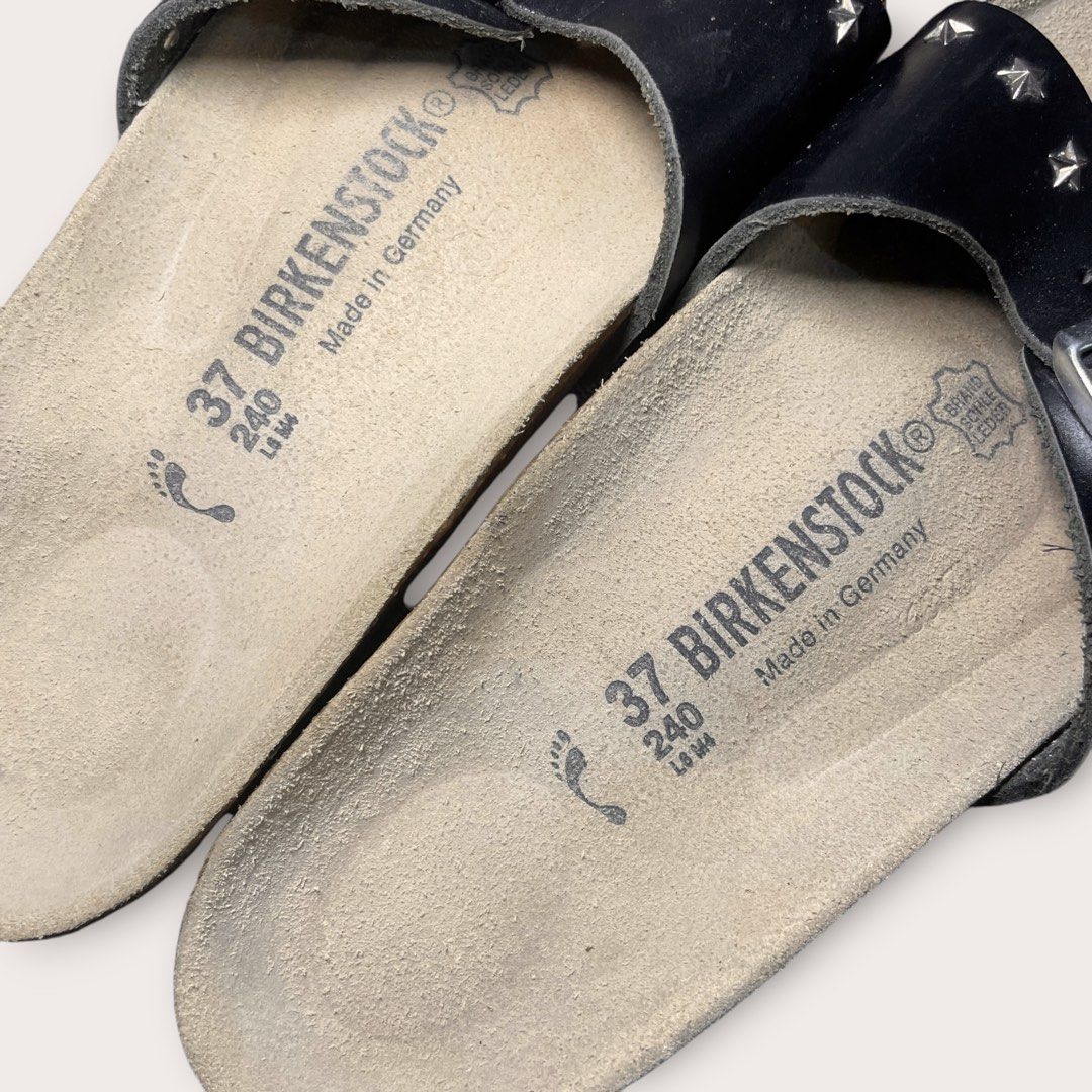 Birkenstock - Madrid Single Strap Star-studded Sandals (Category: Sandals) located in Los Banos. Submitted by declutterking (Listing ID 1470910699, Image 3). Description: Size 37 on tag • pair only Good as new condition Authentic.