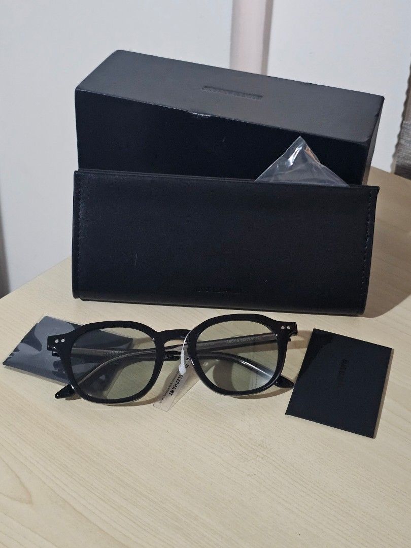 Blue Elephant Andy-S Black Khaki Sunglasses (Category: Sunglasses & Eyewear) located in Paranaque City. Submitted by mab.villareal (Listing ID 1470820337, Image 1). Description: Blue Elephant sunglasses, model Andy-S in black khaki. Brand new. Includes original black leatherette hard case, outer cardboard box, cleaning cloth, and tag still attached. Never worn, tag and protective packaging still on..