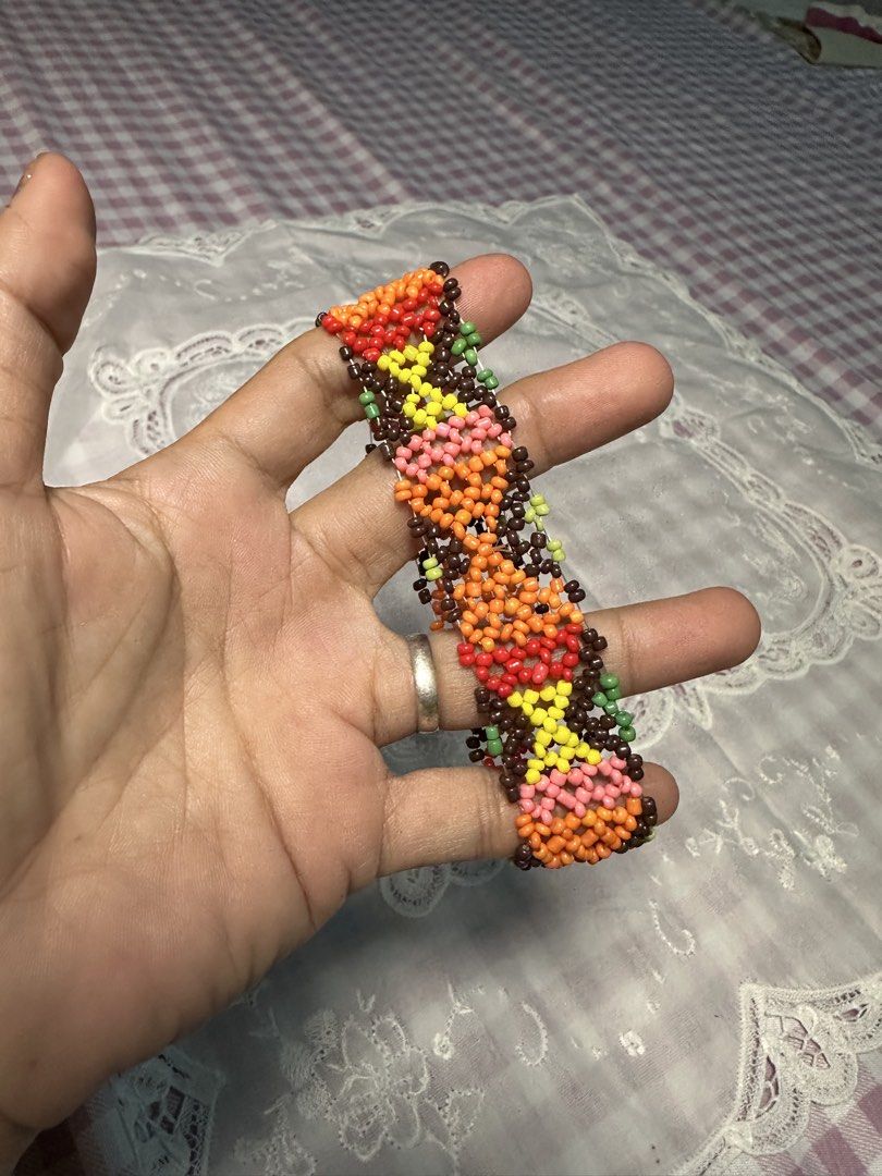 Boho Style Handmade Beaded Bracelets (Category: Bracelets) located in Davao. Submitted by favoritepreloved (Listing ID 1470877740, Image 3). Description: 💜 Price per piece 💜 3 designs available.
