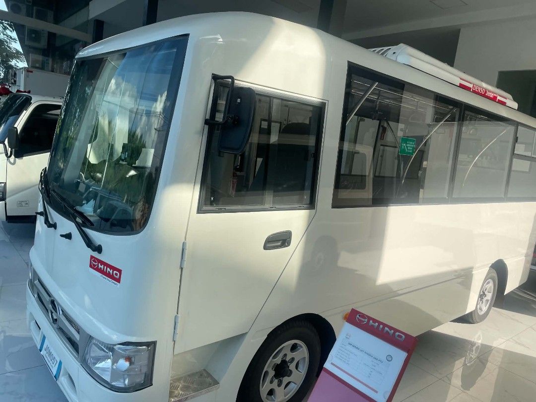 BRAND NEW MODERN PUV (Category: Industrial Equipment) located in Las Pinas. Submitted by eadricellie (Listing ID 1470746323, Image 2). Description: PUV Class 2 4 Wheeler passenger capacity 26 (8standing) -BODY single Desk Skeleton type Body combination of rectangular tubes & Bended sheet metal, All Steel, Non RIVETED front & Rear: Fiber-Rienforced Plastic flooring: Marine Plywood with Vinyl Studded Gray matting side & celling panel: High pressure