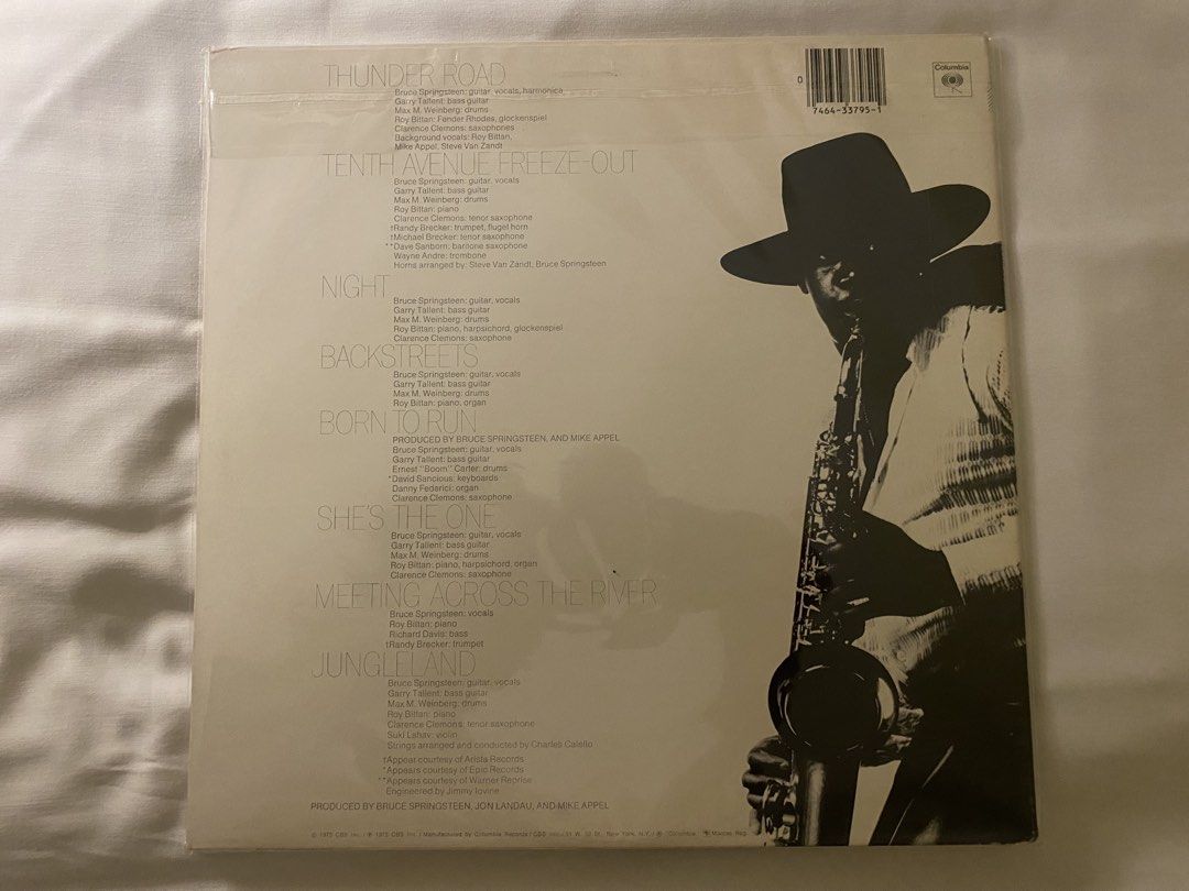 Bruce Springsteen Born To Run Vinyl Record LP (Category: Vinyls) located in Muntinlupa City. Submitted by lucky_mikhail.enver (Listing ID 1470821199, Image 2). Description: Bruce Springsteen - Born To Run Vinyl LP - Release Year: 1975 (Columbia Records) - Inclusions: Original cardboard jacket and inner sleeve - Key Tracks: Thunder Road, Tenth Avenue Freeze-Out, Jungleland, and more.