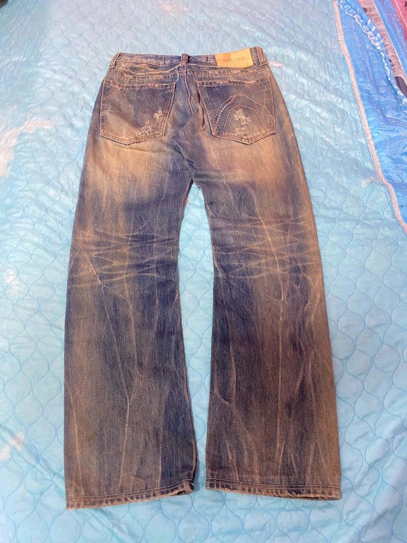Buckaroo mud-wash bootcut jeans (Category: Jeans) located in Cagayan de Oro. Submitted by swagdealer (Listing ID 1470870753, Image 2). Description: size 31 waist 15.5 Thigh 11.5 Hem 8.5 length 41 Inseam 30 make offer for fast transaction 📩.
