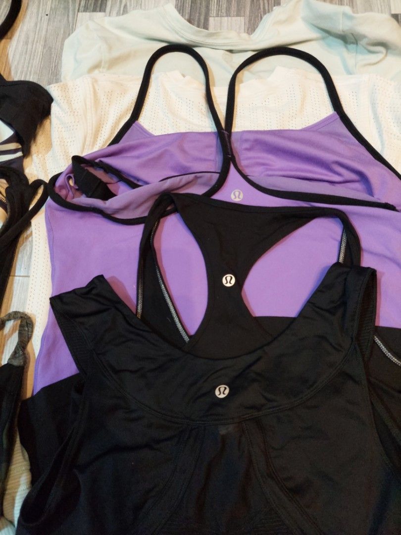 ❗️❗️BUNDLE❗️❗️ 9 PCS LULULEMON TOPS (Category: Activewear) located in San Pedro. Submitted by cyanide.slug.cat (Listing ID 1470852524, Image 2). Description: s-l like new to well used condition some are posted here individually.